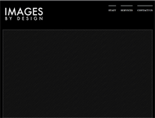 Tablet Screenshot of imagesbydesignsalon.com